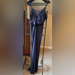 Free People Eggplant Satin dress - NWT
